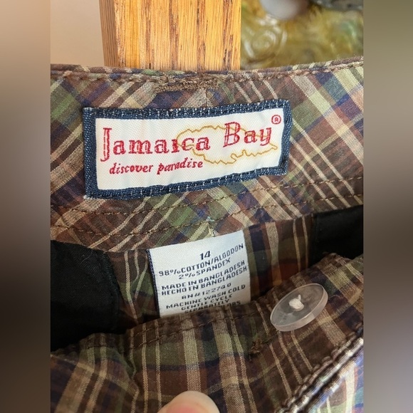 Shorts Woman’s 14 Brown Bermuda Lots Of Pockets Preowned Gently - Picture 4 of 12